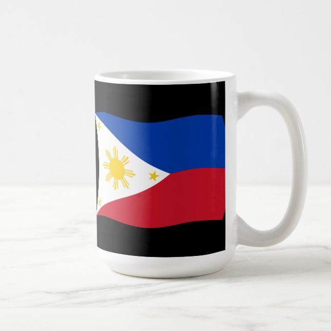 Philippinen Flagge Tasse (Rechts)