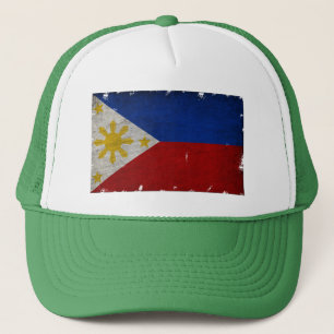 PHILIPPINEN FLAGGE VINTAGE SOUVENIR GESCHENK  TRUC TRUCKERKAPPE