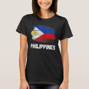 Philippinen FlaggenPride Retro Pinoy Flaggenfamili T-Shirt