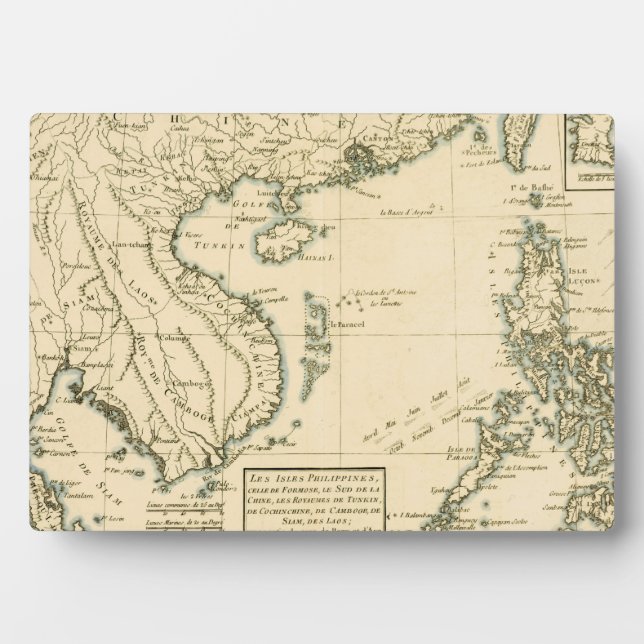 Philippinen, Formosa | Südliche China Fotoplatte (Vorderseite)
