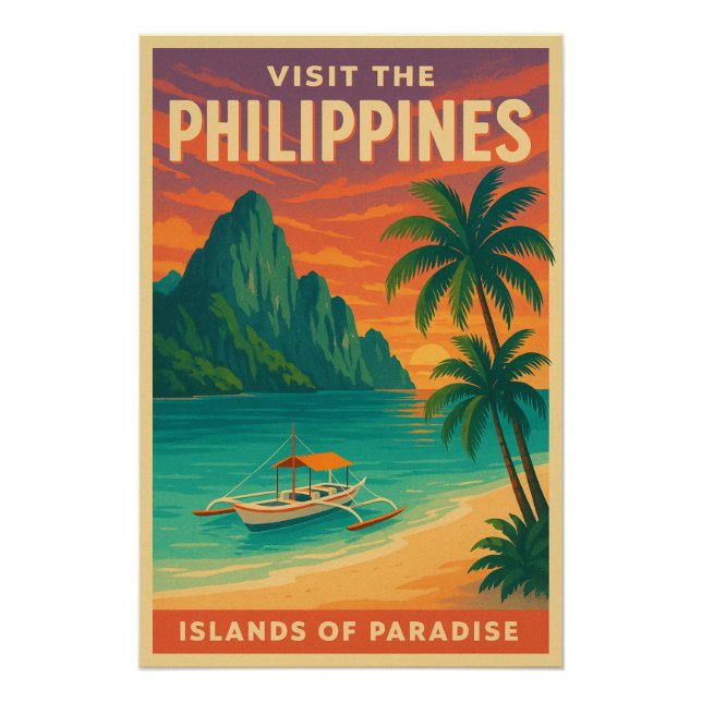 Philippinen - Inseln des Paradieses Poster (Vorderseite)