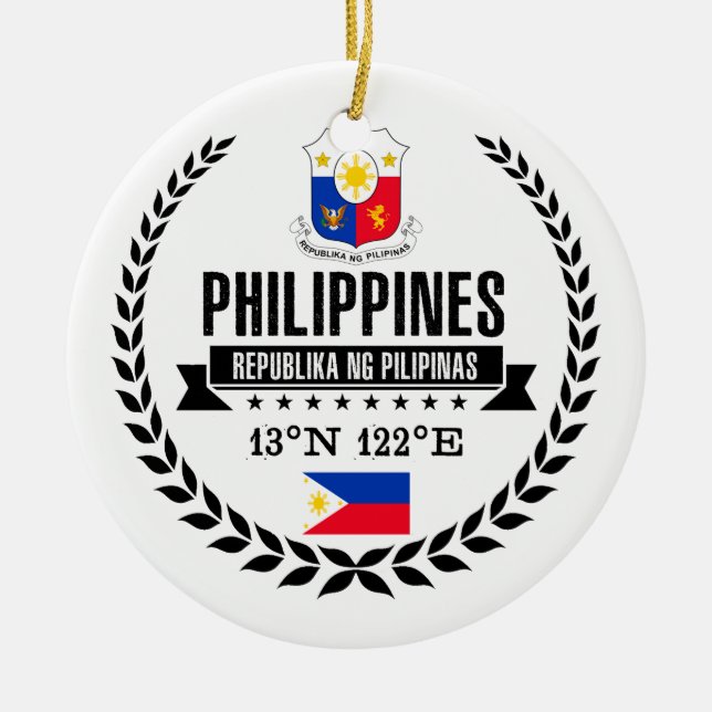 Philippinen Keramikornament (Vorne)