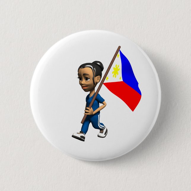 Philippinen-Knopf Button (Vorderseite)
