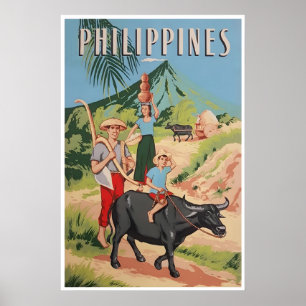 Philippinen Kunst Reiseplakat Filipino Druck Poster