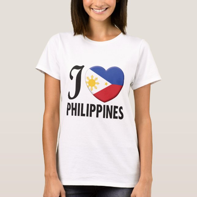 Philippinen-Liebe T-Shirt (Vorderseite)