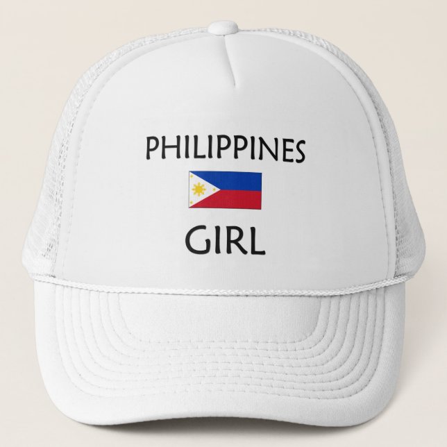 PHILIPPINEN-MÄDCHEN TRUCKERKAPPE (Vorderseite)