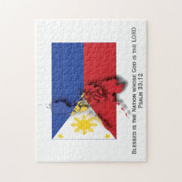 PHILIPPINEN Meured Nation FILIPINO FLAG Puzzle