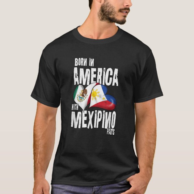 Philippinen Mexiko Filipino Pride Proud Flag Mexik T-Shirt (Vorderseite)