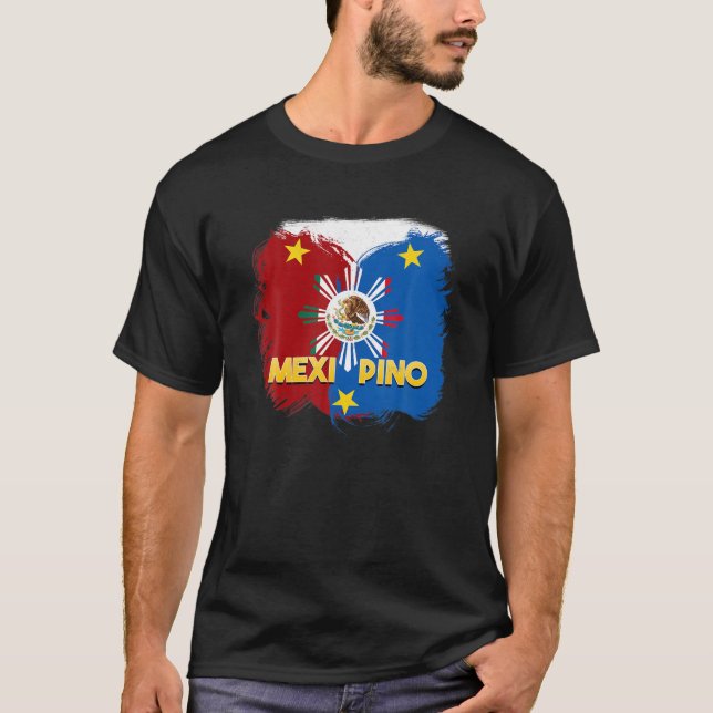 Philippinen Mexiko Filipino Pride Proud Flag Mexik T-Shirt (Vorderseite)