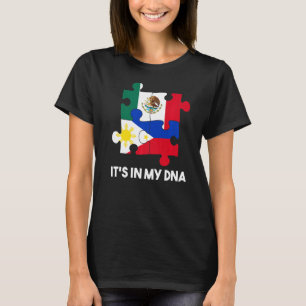 Philippinen Mexiko Filipino Pride Proud Flag Mexik T-Shirt