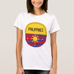 Philippinen Niedliche Design Ideenmuster Sunset T-Shirt