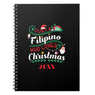 Philippinen - Philippinen Wer Lieben Weihnachten Notizblock