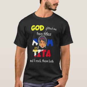 Philippinen Pinay Filipina Mutter Lola Tita Tante T-Shirt