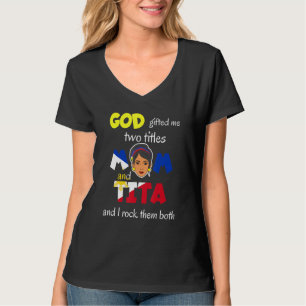 Philippinen Pinay Filipina Mutter Lola Tita Tante  T-Shirt