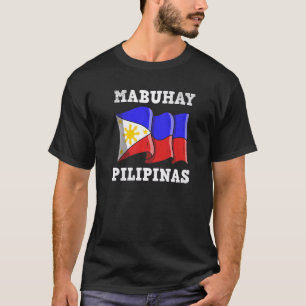 Philippinen Pinay Filipino Stolz Landesflagge Mabu T-Shirt