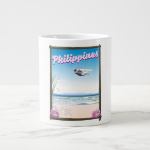 Philippinen Reiseplakat Jumbo-Tasse