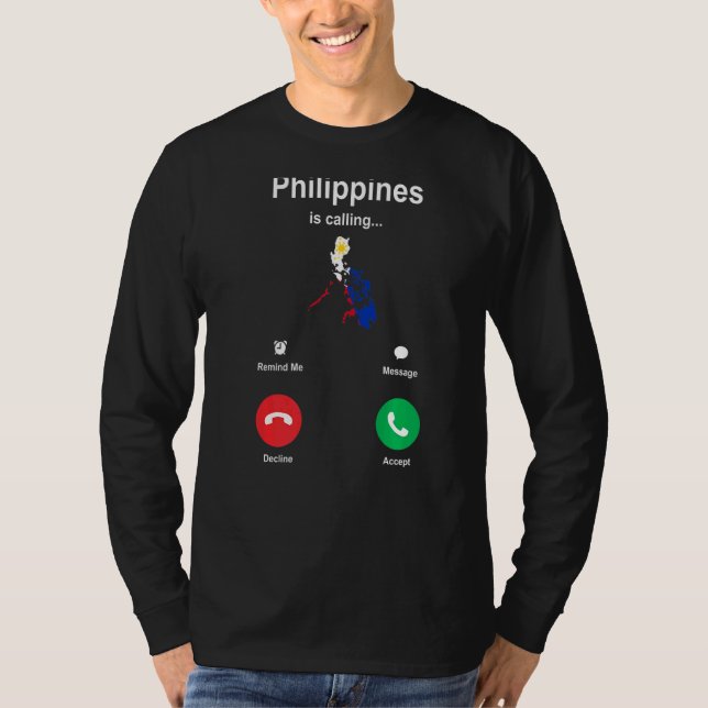Philippinen rufen an T-Shirt (Vorderseite)