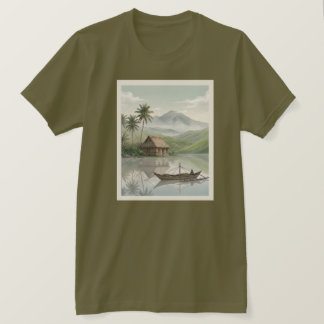 Philippinen-Shirt Banaue-Reisterrassen Mayon T-Shirt