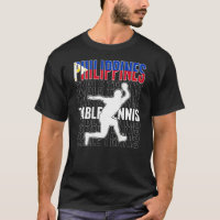 Philippinen Tischtennis Fans Philippinische Flagg