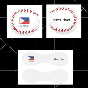 Philippinen und personalisierte philippinische Fla Baseball