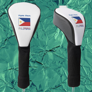 Philippinen und philippinische Flagge Personalisie Golf Headcover