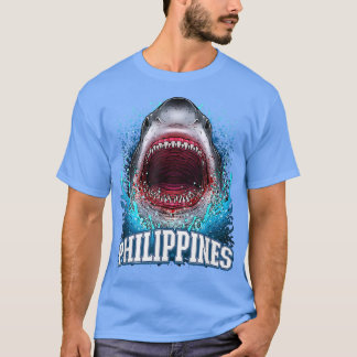 Philippinen Urlaub Great White Shark Beach Reise  T-Shirt