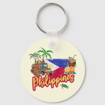 Philippinen Vintage Tarsier Flag Palm Souvenir