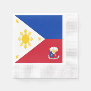 Philippinen-Wappen Serviette