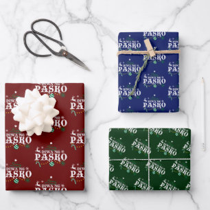 Philippinen Weihnachten - Diwa ng Pasko Geschenkpapier Set