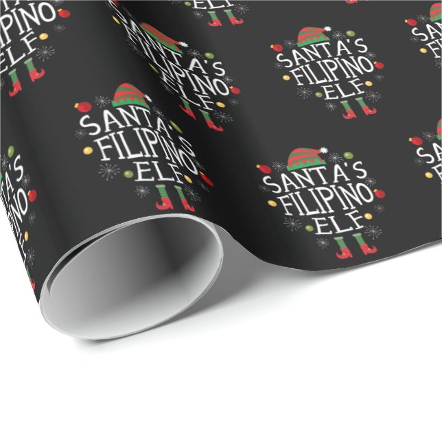 Philippinen - Weihnachten Geschenkpapier (Rolleneckpunkt)