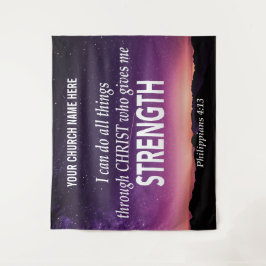 Philippiner 4:13 ICH KANN ALLES MACHEN Kirche Wandteppich