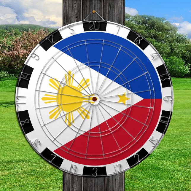 Philippines Dartboard & Philippines Flag-Spielbret Dartscheibe (Von Creator hochgeladen)