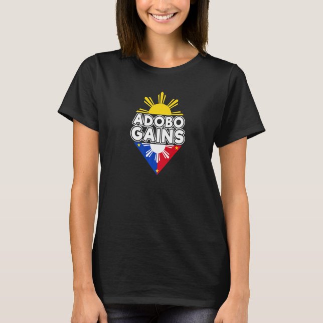 Philippines Filipino Adobo Dish Chicken Pork Natio T-Shirt (Vorderseite)