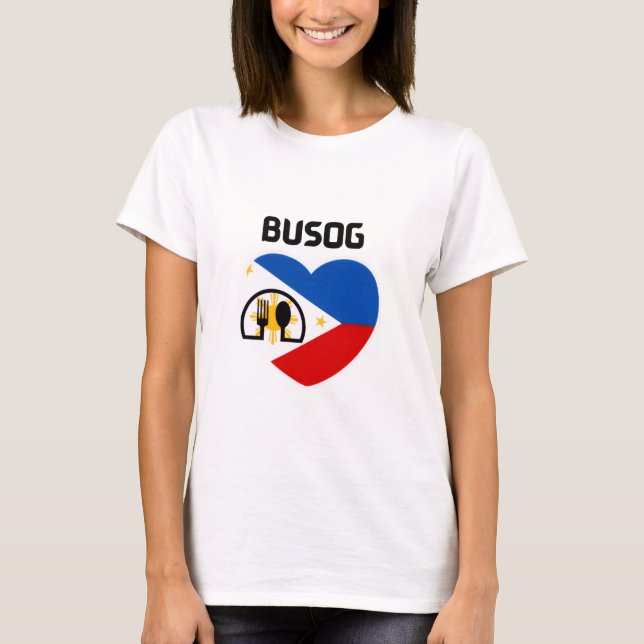 Philippines | Filipino | Busog  T-Shirt (Vorderseite)
