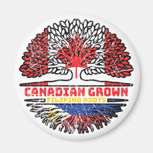 Philippines Filipino Kanada Tree Roots Fl Magnet