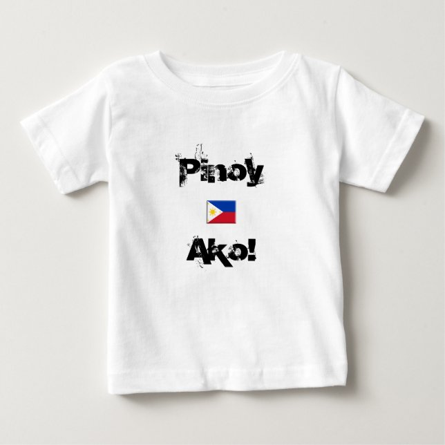 Philippines_flag, PinoyAko! Baby T-shirt (Vorderseite)