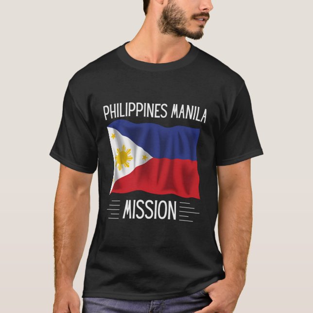 Philippines Manila Lds Mission Proud Mormon Missio T-Shirt (Vorderseite)