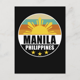 Philippines Manila Proud Philippino Liebe Pinoy Postkarte