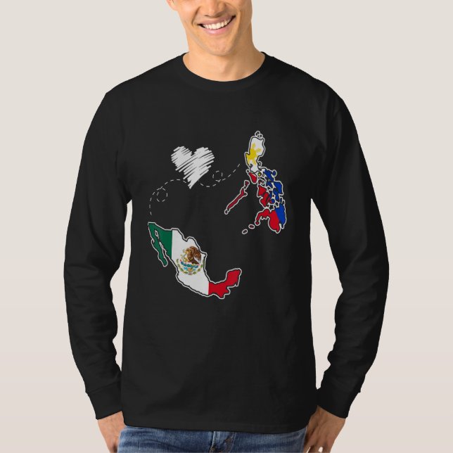 Philippines Mexico Filipino Proud Mexipino Mexican T-Shirt (Vorderseite)