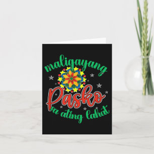 Philippines Pilipinas Filipino Weihnachtsparol Xma Karte