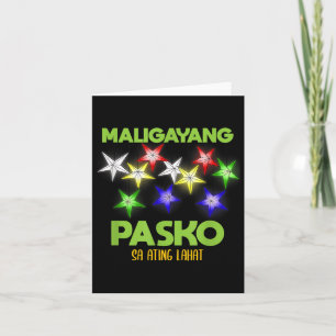 Philippines Pilipinas Filipino Weihnachtsparol Xma Karte