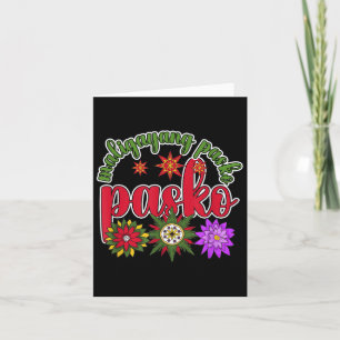 Philippines Pilipinas Filipino Weihnachtsparol Xma Karte