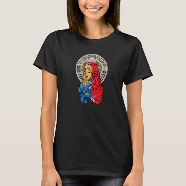 Philippines Pinay Filipina Pride Strong Proud Woma T-Shirt (Vorderseite)