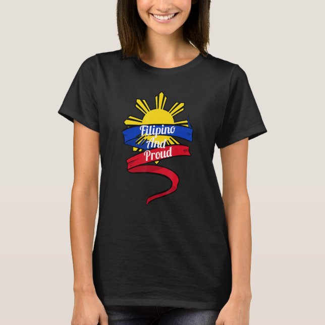 Philippines Pinoy Pinay Filipino Filipina Pride Pr T-Shirt (Vorderseite)