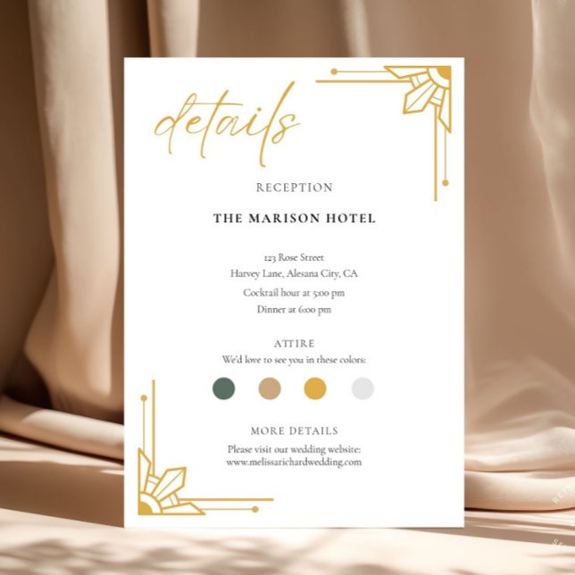 Philippines Sun Filipino Wedding Card - Begleitkarte (Boho Philippines Sun Wedding Enclosure Card, Filipino Wedding Details Enclosure Card, Philippines Th)
