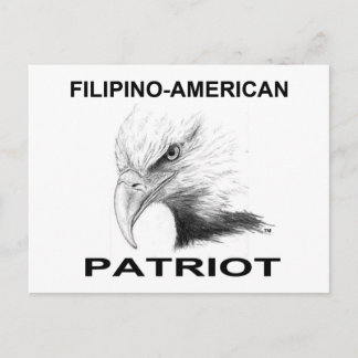 philippinisch-amerikanisch postkarte