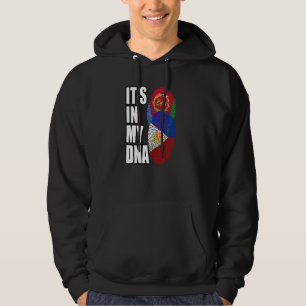 Philippinisch-eritreische Misch-DNA-Flagge-Erbe Hoodie