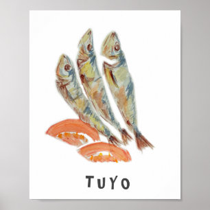 Philippinisch Tuyo Watercolor Poster Paper