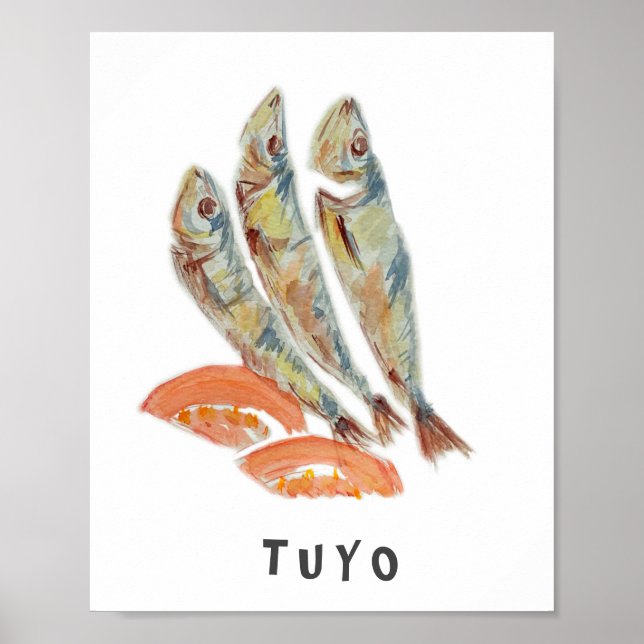 Philippinisch Tuyo Watercolor Poster Paper (Vorne)