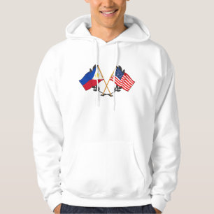 Philippinische amerikanische Flagge Philippinische Hoodie